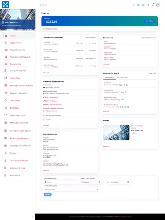 Yardi Novo iPad  Screenshots