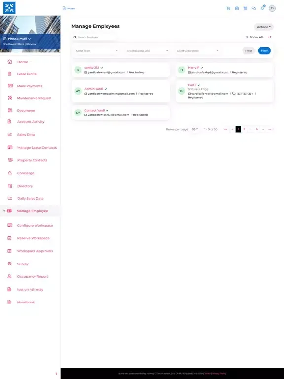 Yardi Novo iPad  Screenshots