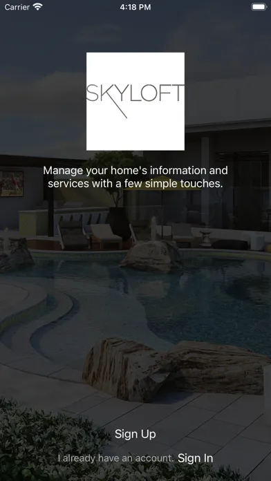 Capturas de pantalla de Skyloft Living Resident App
