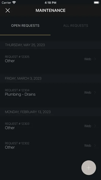 Capturas de pantalla de Skyloft Living Resident App