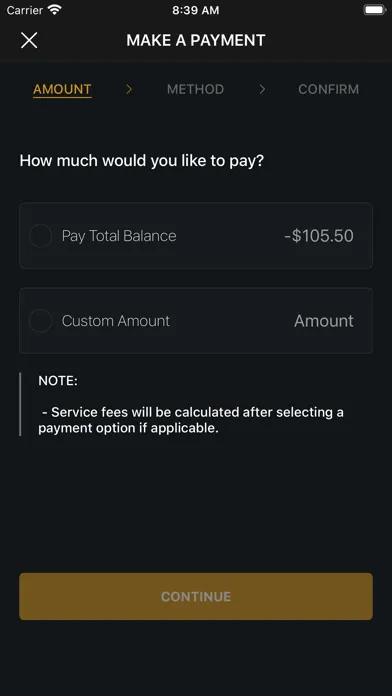 WC Smith Resident Experience Screenshots