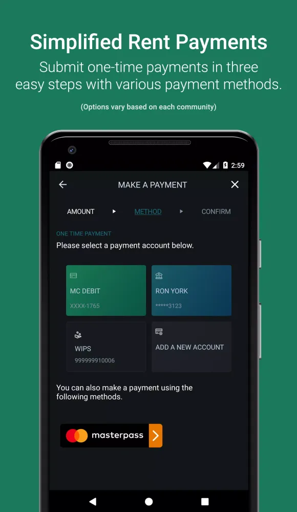 RentCafe Resident Screenshots