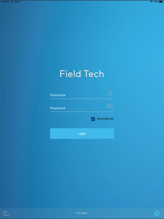 Yes MDM Field Tech iPad  スクリーンショット