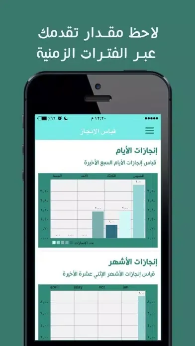 Captures d'écran de تطبيق إنجاز