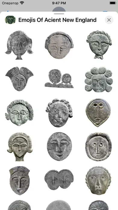 Capturas de tela do Emojis Of Early New England