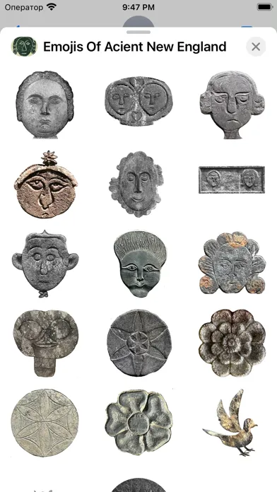 Capturas de tela do Emojis Of Early New England