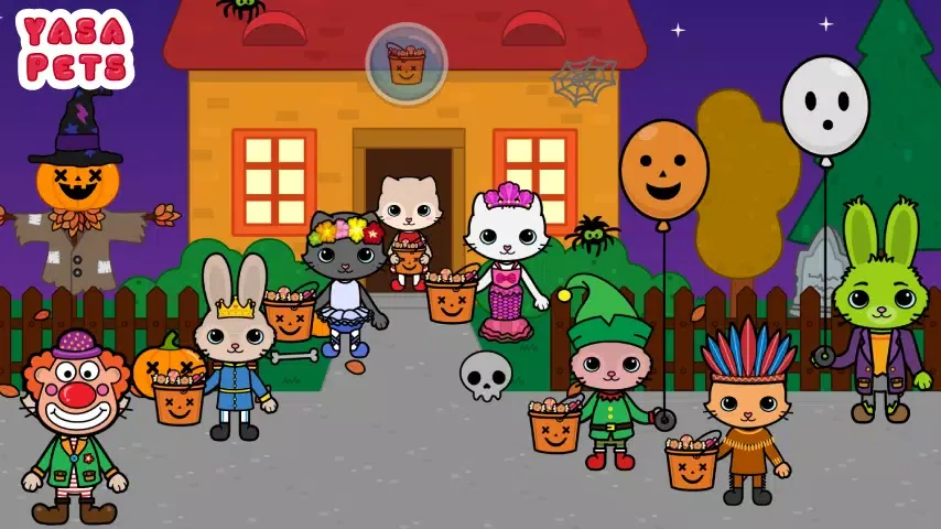 Ảnh chụp màn hình của Yasa Pets Halloween