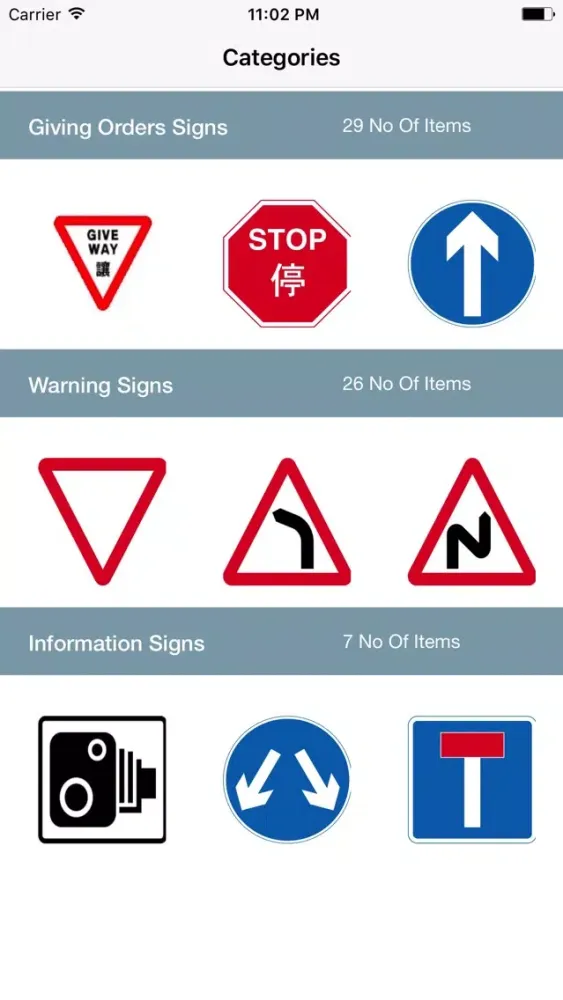 Hong Kong Road Traffic Signs Screenshots