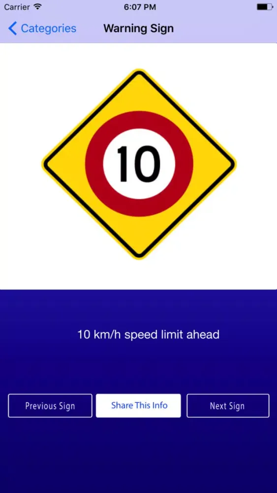 New Zealand Road Traffic Signs स्क्रीनशॉट