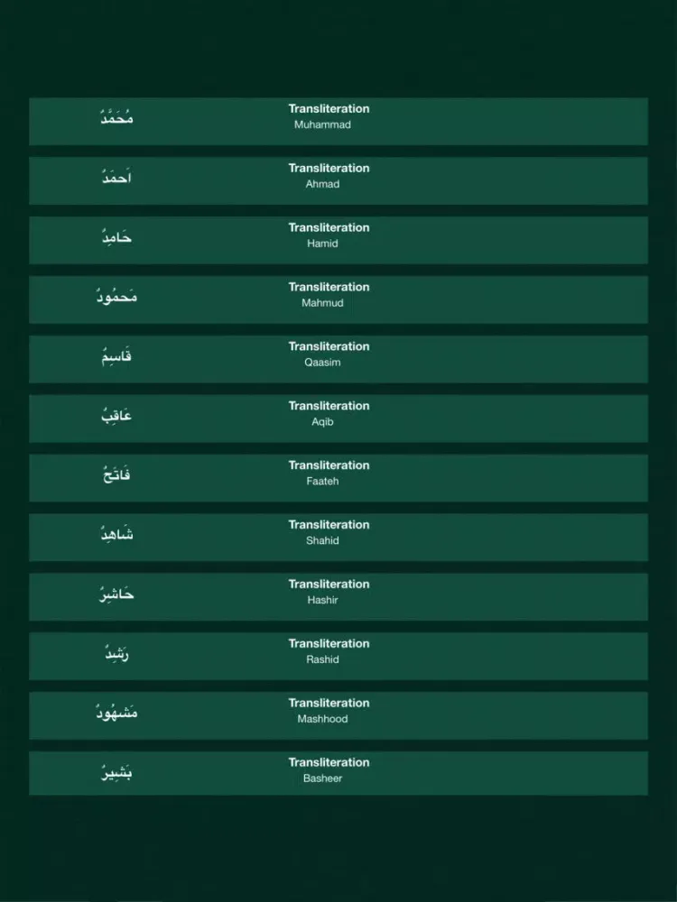 Capturas de pantalla de 99 Names Of Prophet Muhammad SAW With Audio iPad 