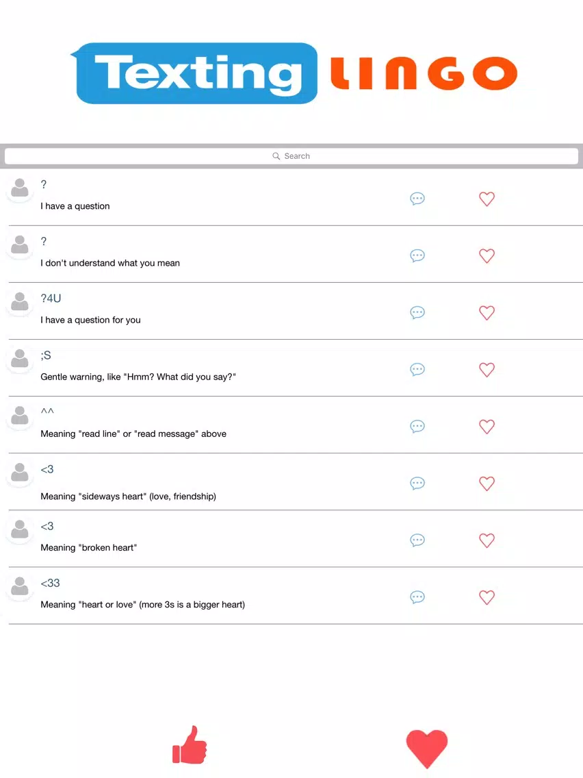 Texting Lingo iPad 应用截图