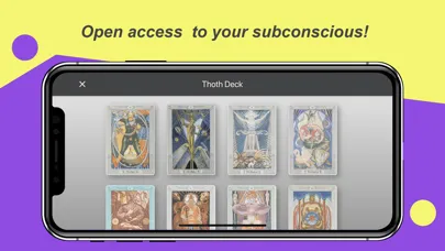 Zrzuty ekranu Tarot Adviser - Thoth Deck