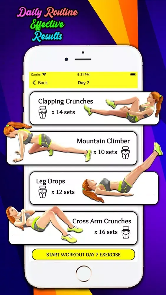 Flat Stomach Reduce Belly Fat应用截图
