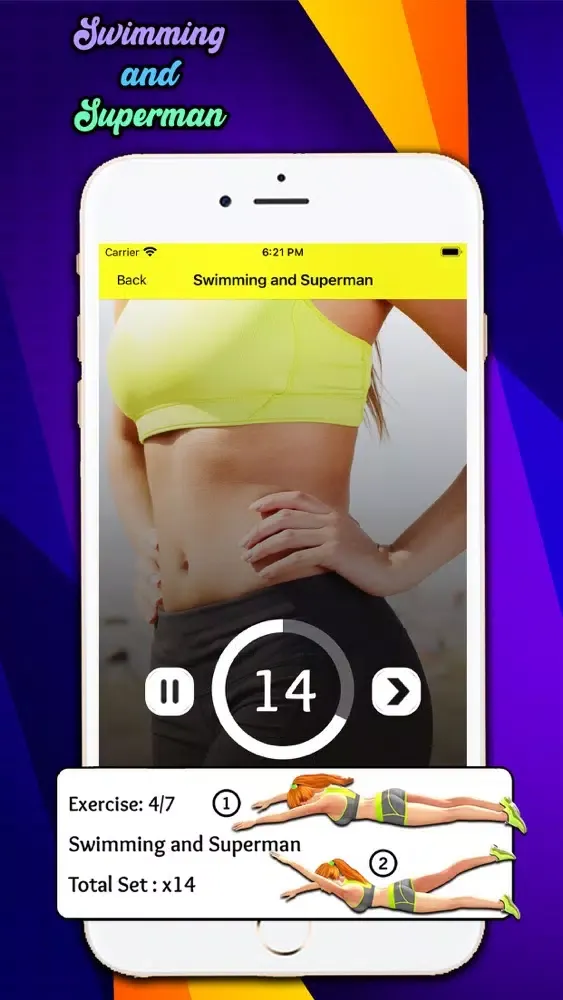 Flat Stomach Reduce Belly Fat应用截图