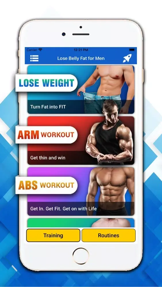 Zrzuty ekranu Lose Belly Fat for Men