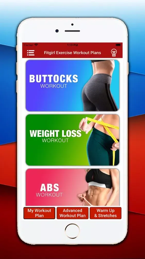 Capturas de pantalla de Fitgirl Exercise Workout Plans