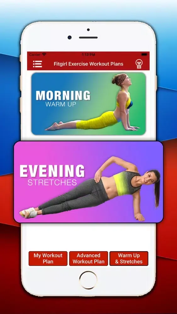 Capturas de pantalla de Fitgirl Exercise Workout Plans