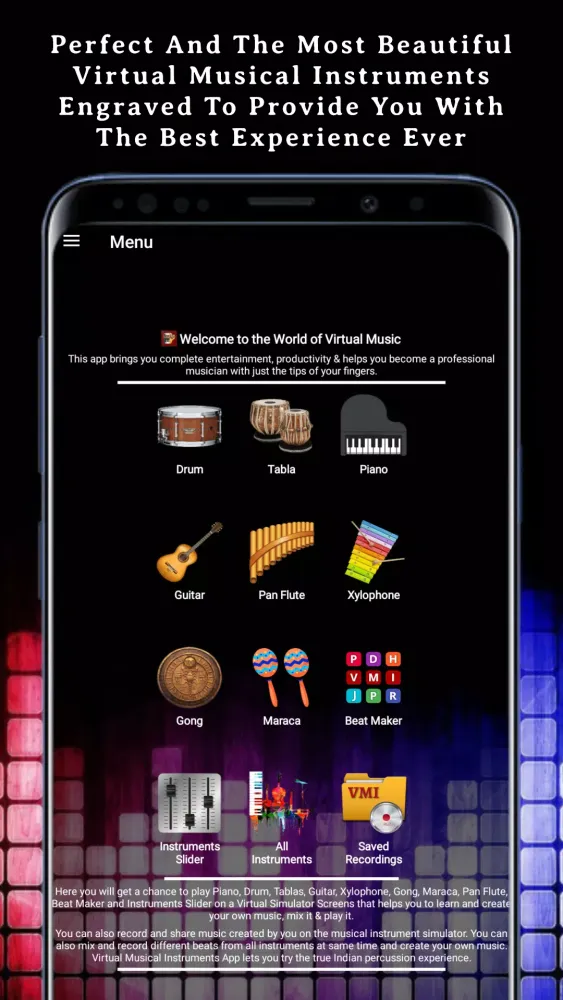 Virtual Musical Instruments應用截圖