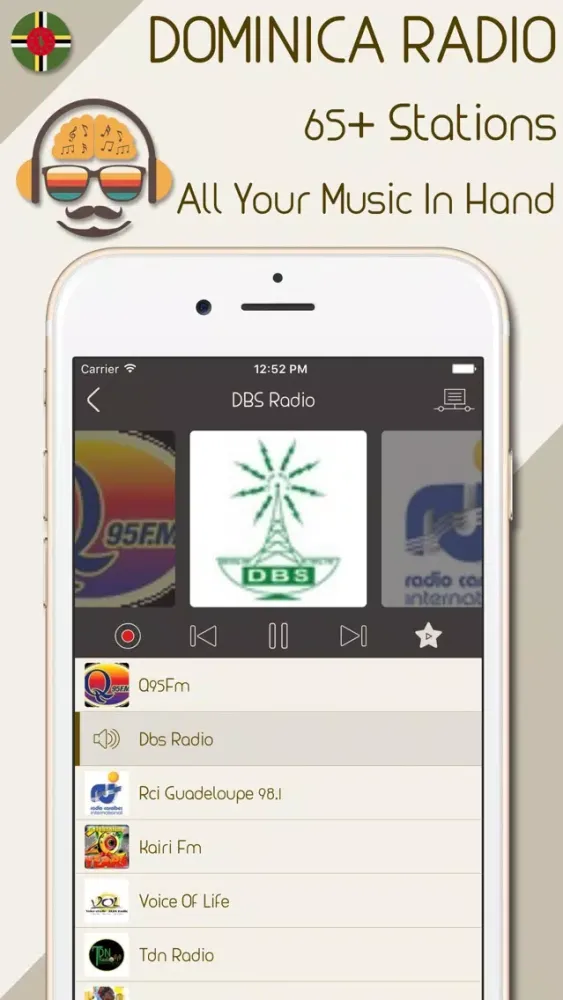 Live Dominica Radio Stations स्क्रीनशॉट