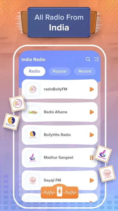 Screenshot di Live India Radio Stations FM