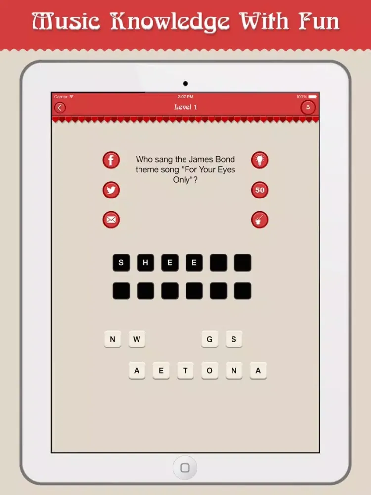 1980 Music Riddle Trivia ? iPad  Ekran Görüntüleri