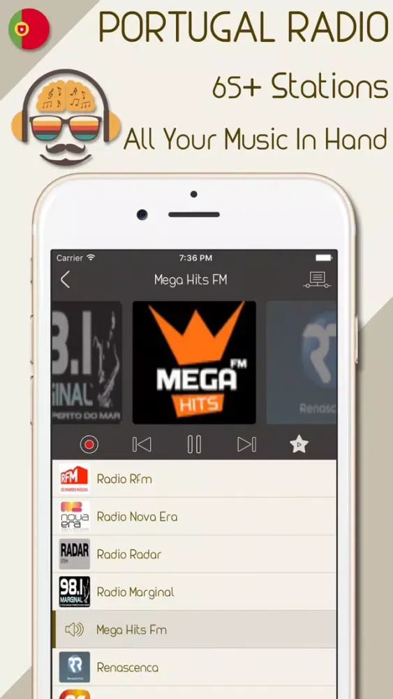 Live Portugal Radio Stations Ekran Görüntüleri
