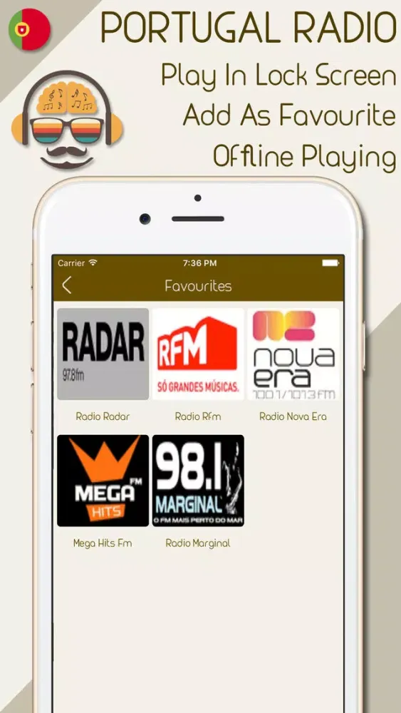 Live Portugal Radio Stations Ekran Görüntüleri