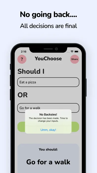 YouChoose: Random Thing Picker 스크린샷