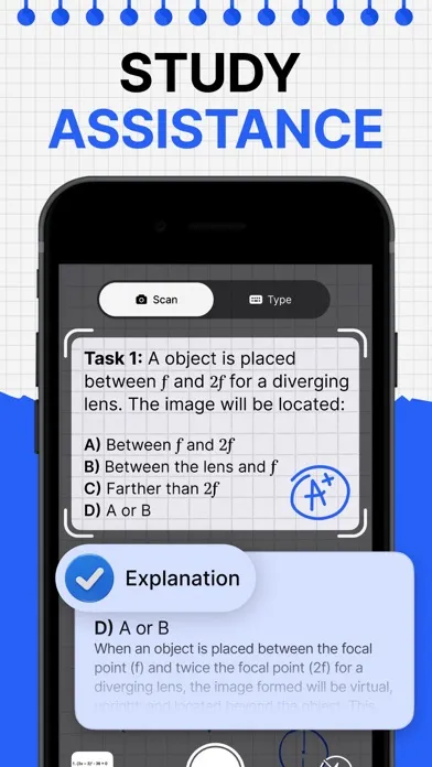 Capturas de tela do Homework Helper: AI Math Solve