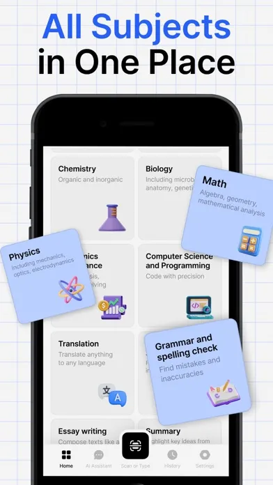 Capturas de tela do Homework Helper: AI Math Solve
