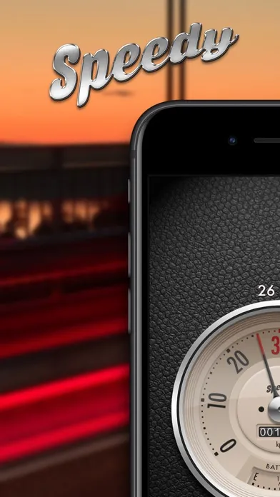 Ảnh chụp màn hình của Speedy - beautiful speedometer