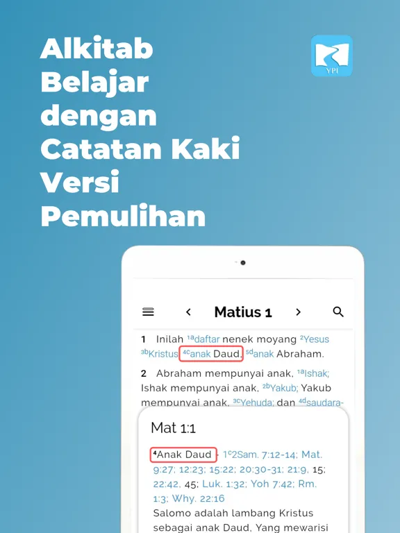 Alkitab Versi Pemulihan iPad  Screenshots