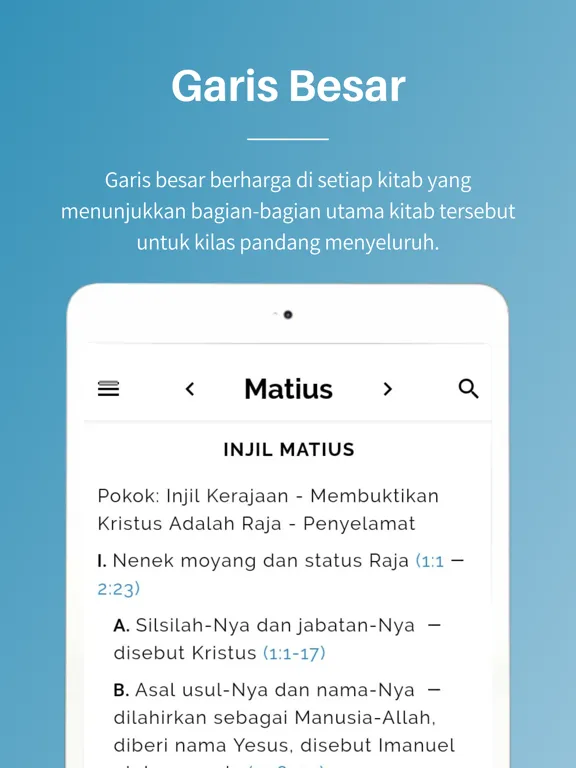 Alkitab Versi Pemulihan iPad  Screenshots