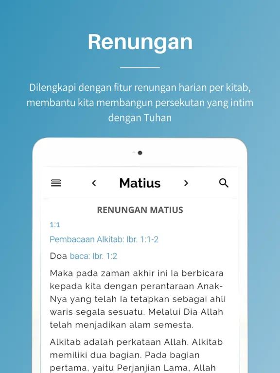 Alkitab Versi Pemulihan iPad  Screenshots