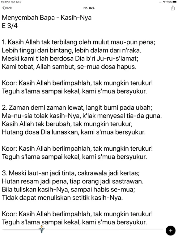 Kidung Pemulihan iPad  Screenshots