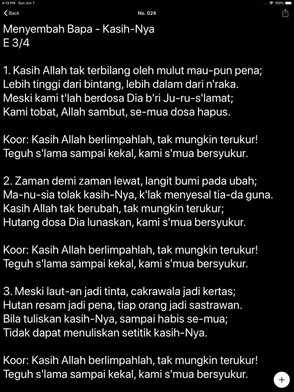 Kidung Pemulihan iPad  Screenshots