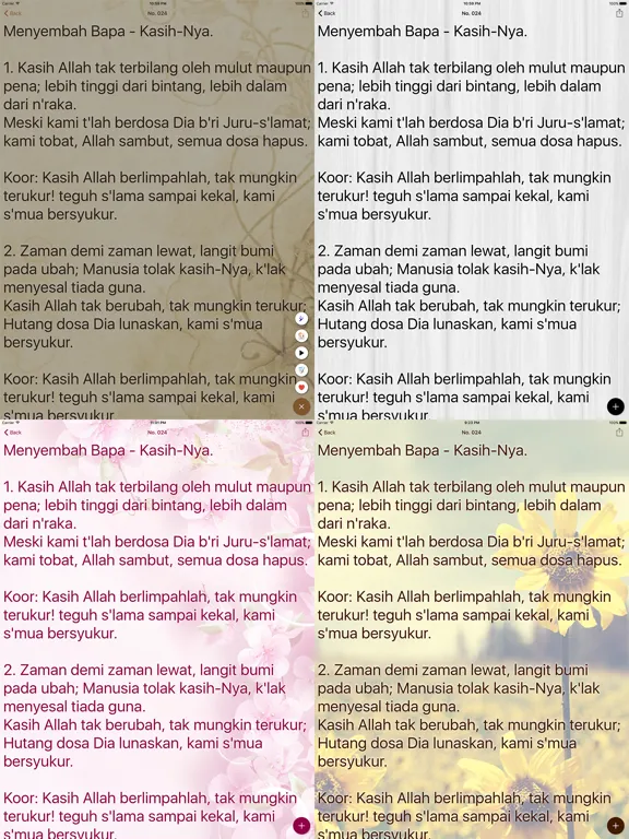 Kidung Pemulihan iPad  Screenshots