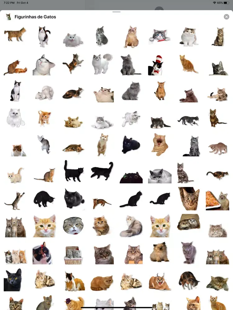 Captures d'écran de Figurinhas de Gatos iPad 