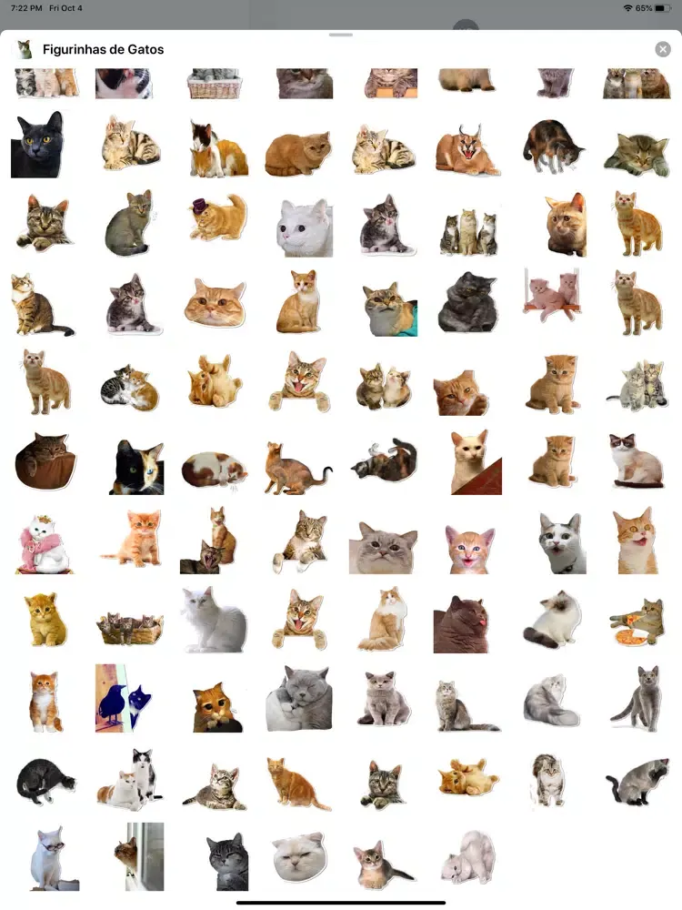 Captures d'écran de Figurinhas de Gatos iPad 