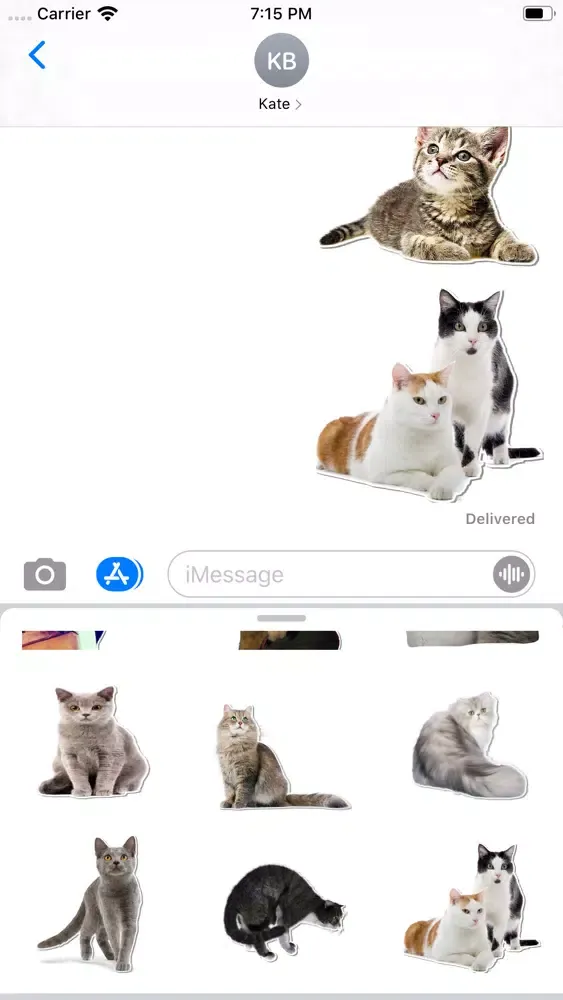 Captures d'écran de Figurinhas de Gatos