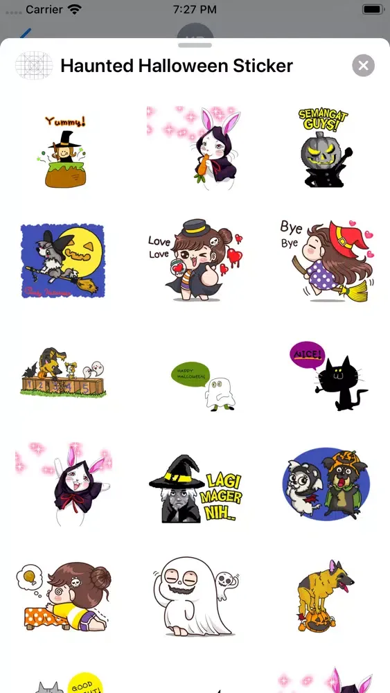 تصاویر Haunted Halloween Sticker