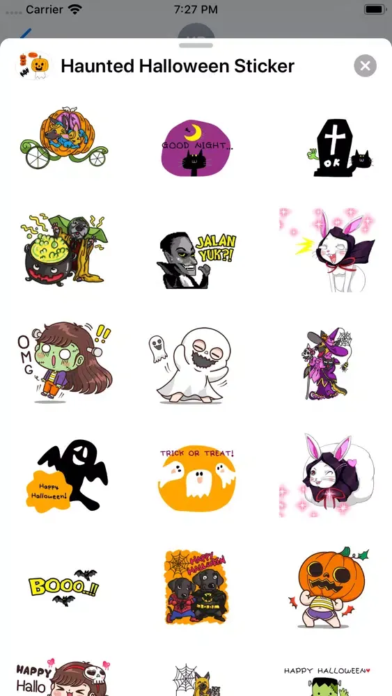 تصاویر Haunted Halloween Sticker