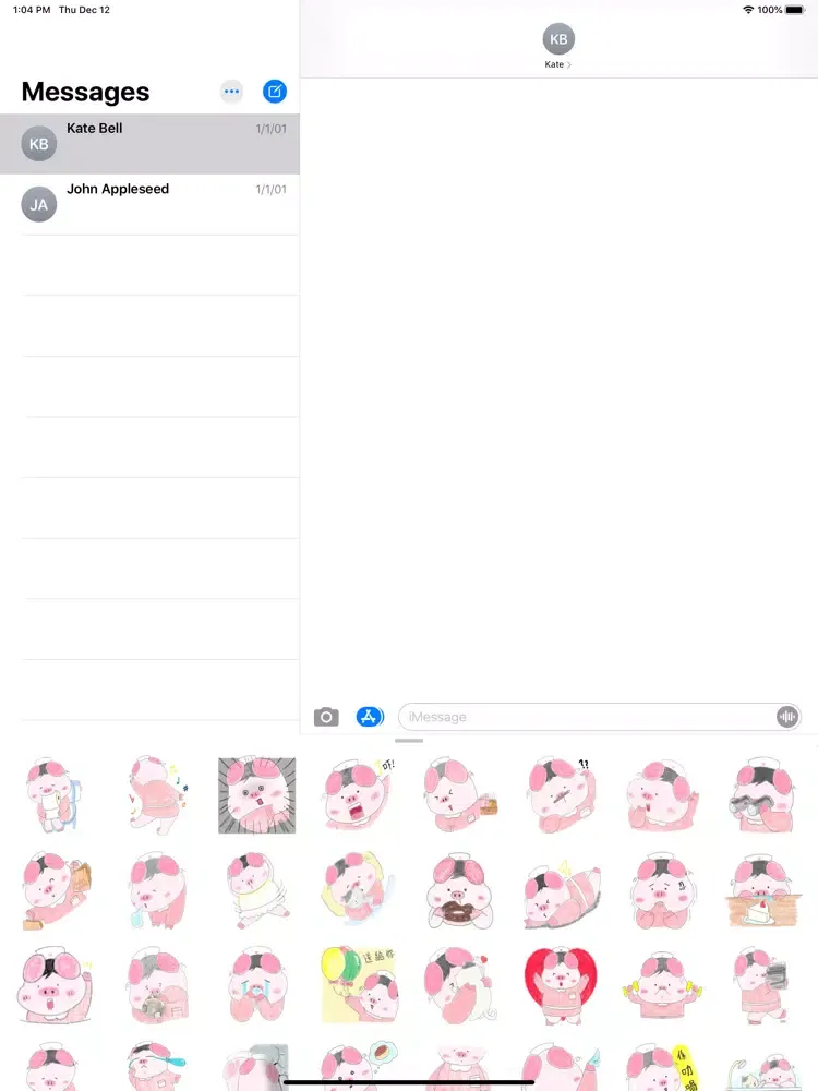 Скриншоты 珍寶豬巨大的 Stickers iPad 