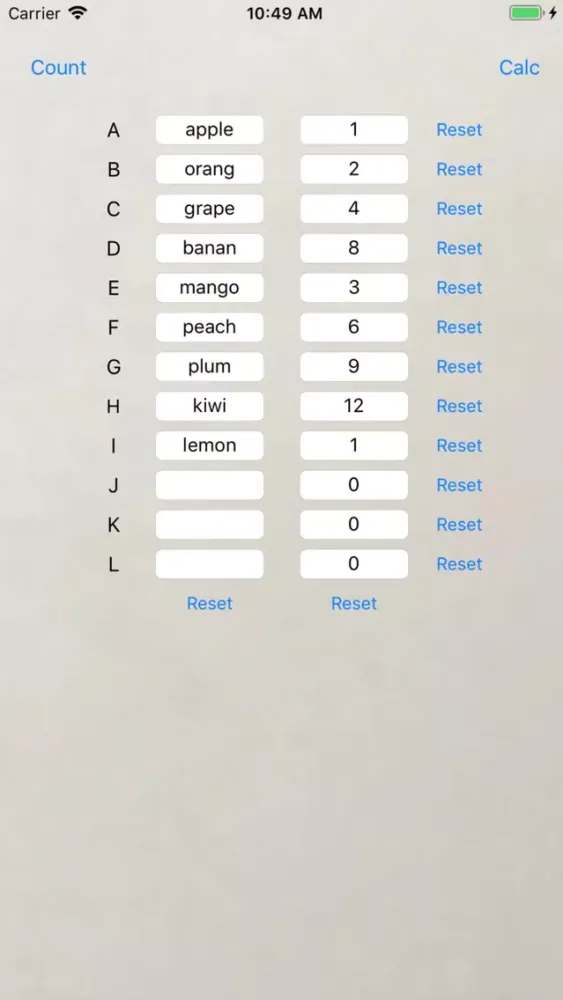 Ảnh chụp màn hình của Count&Count