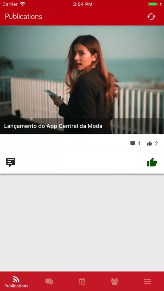 Tangkapan layar Central da Moda