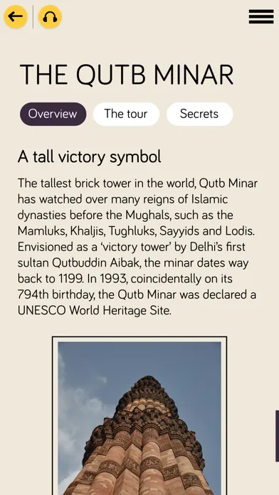 Captures d'écran de Indian Monuments by Yatra
