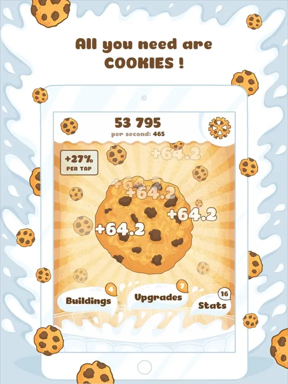 Captures d'écran de Cookies! Idle Clicker Game iPad 
