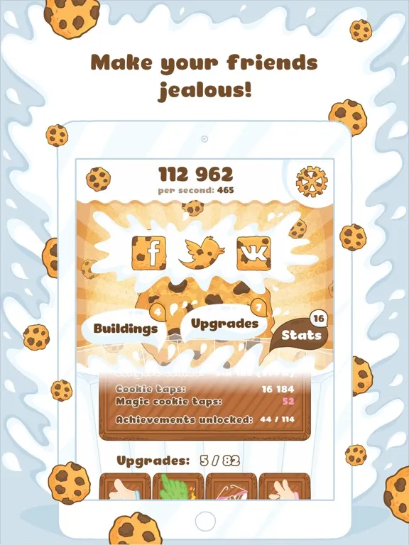 Captures d'écran de Cookies! Idle Clicker Game iPad 