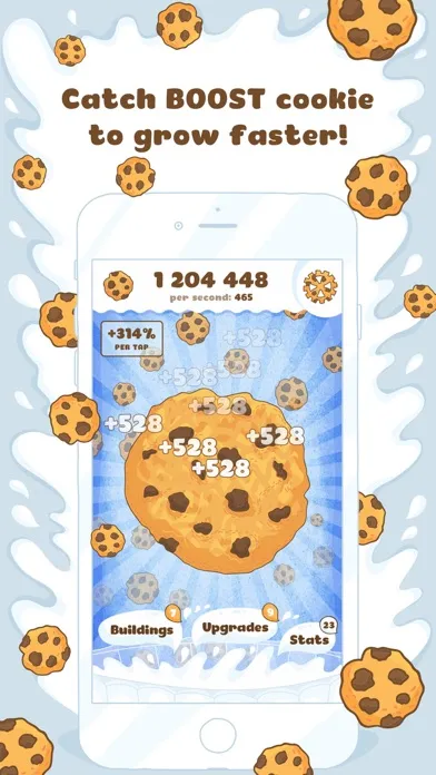 Captures d'écran de Cookies! Idle Clicker Game