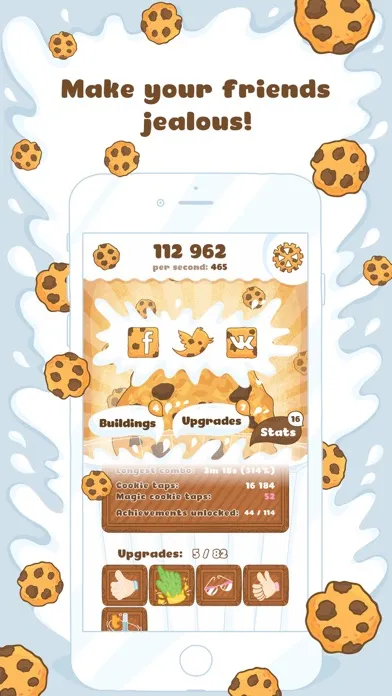 Captures d'écran de Cookies! Idle Clicker Game